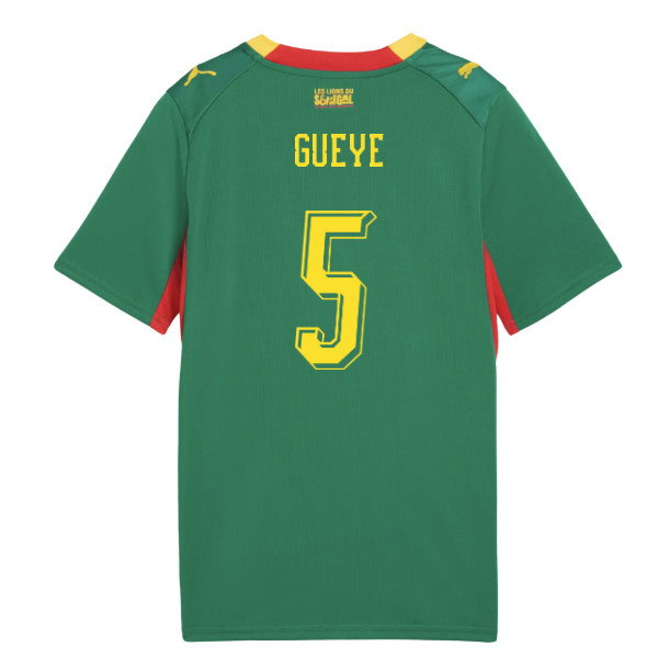 2026-2027 Senegal Away Shirt (Kids) (Gueye 5)-SoccerKits Hub | Buy Soccer Jerseys Online
